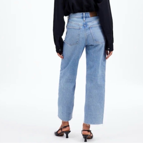 Madewell-Perfect Vintage Wide-Leg Crop Jean. Size: 27 - Picture 3 of 11